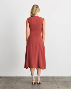 Sloane Dress in Redwood