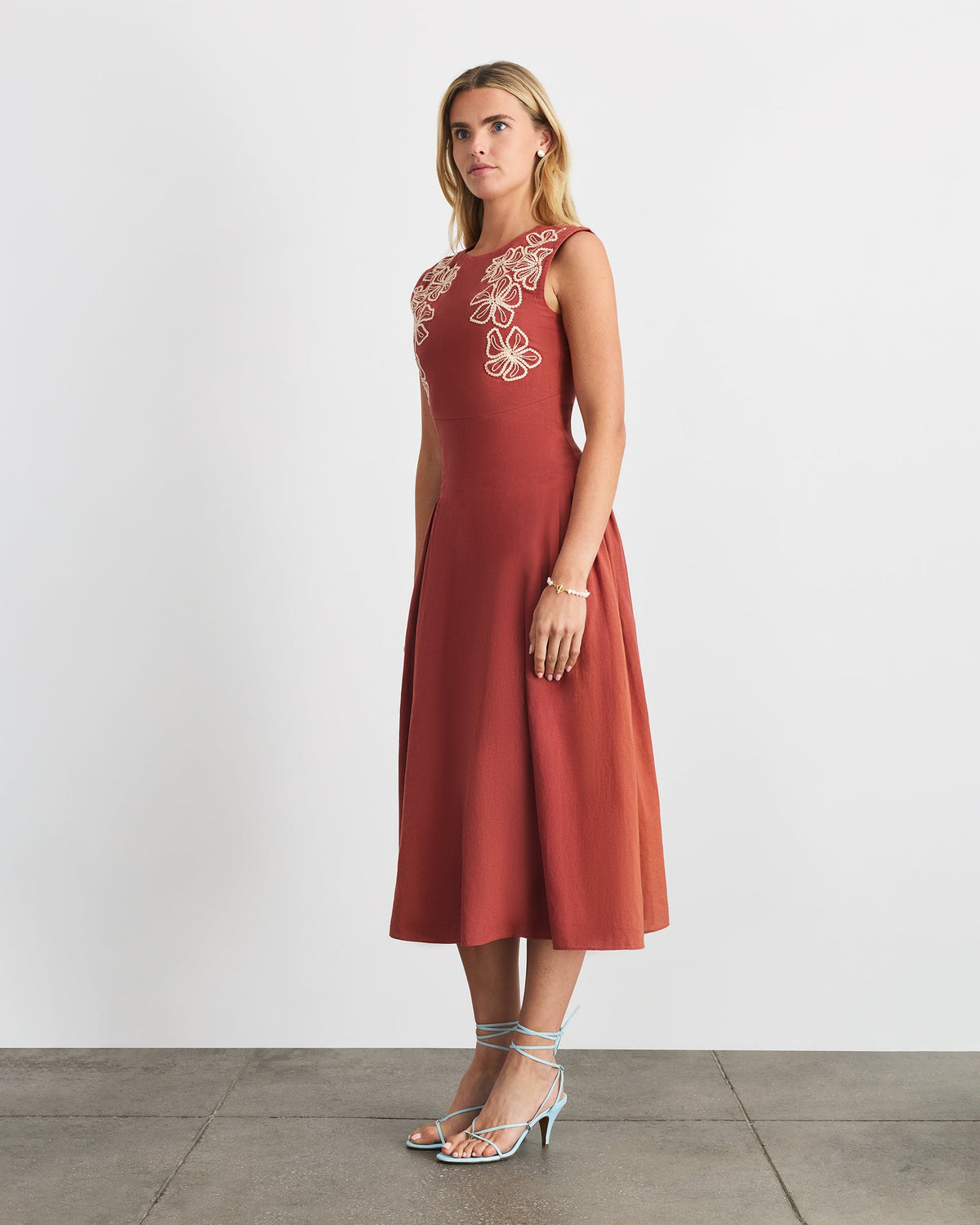 Sloane Dress in Redwood