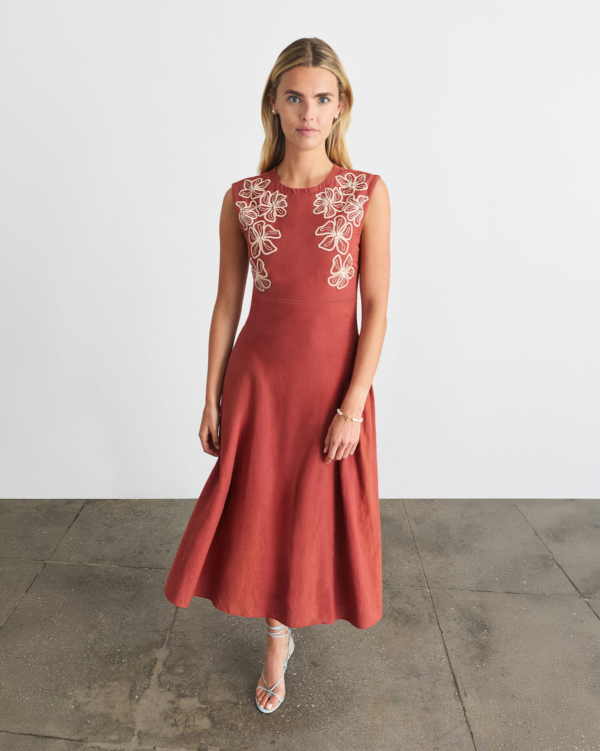 Sloane Dress in Redwood