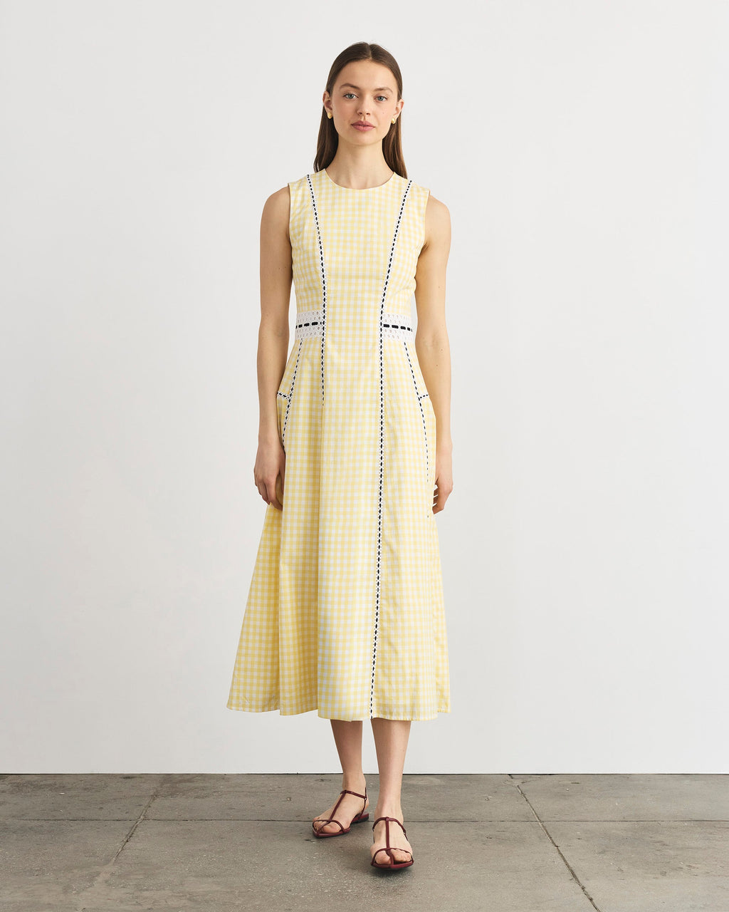 Sloane Dress in Lemon Meringue Multi