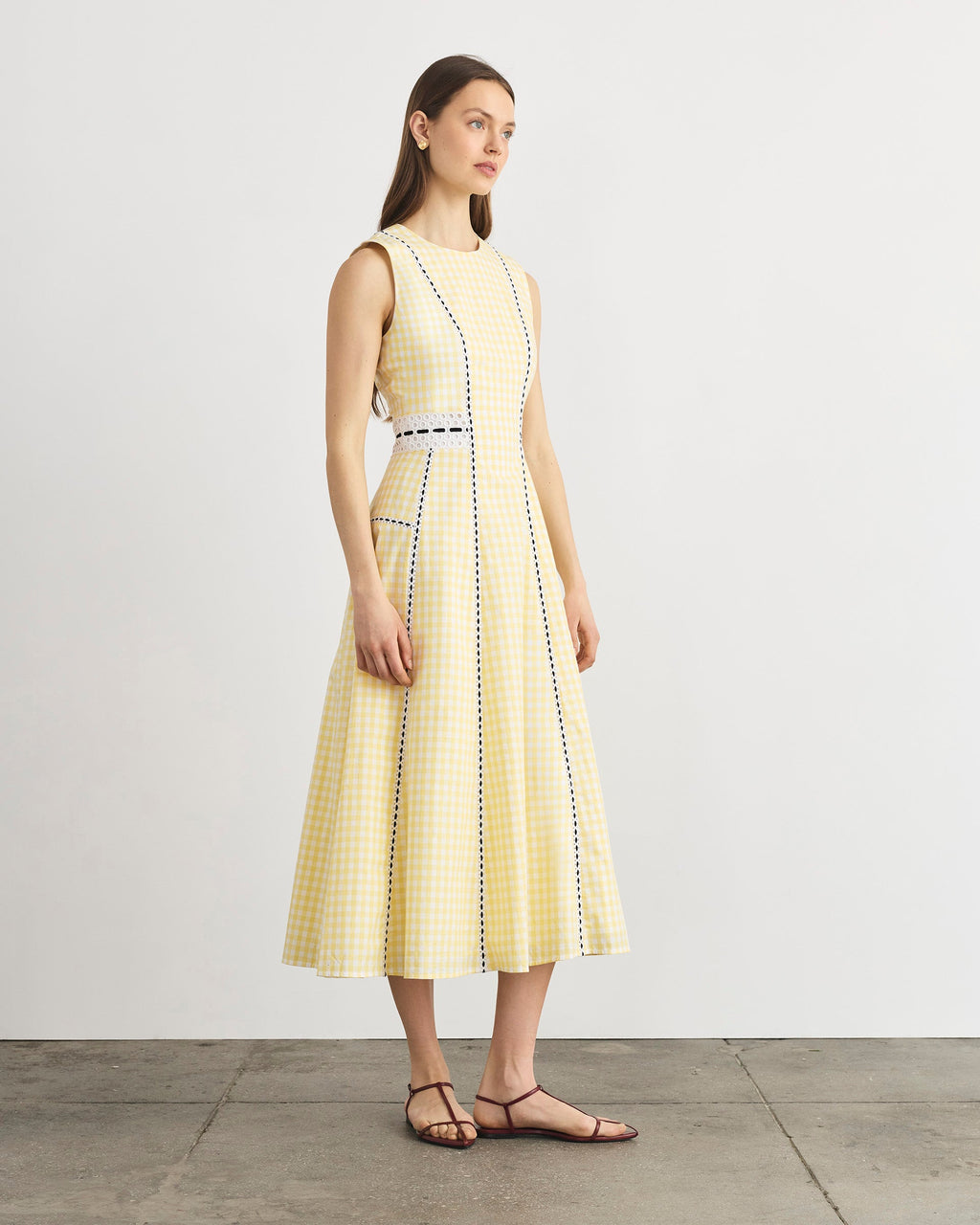 Sloane Dress in Lemon Meringue Multi