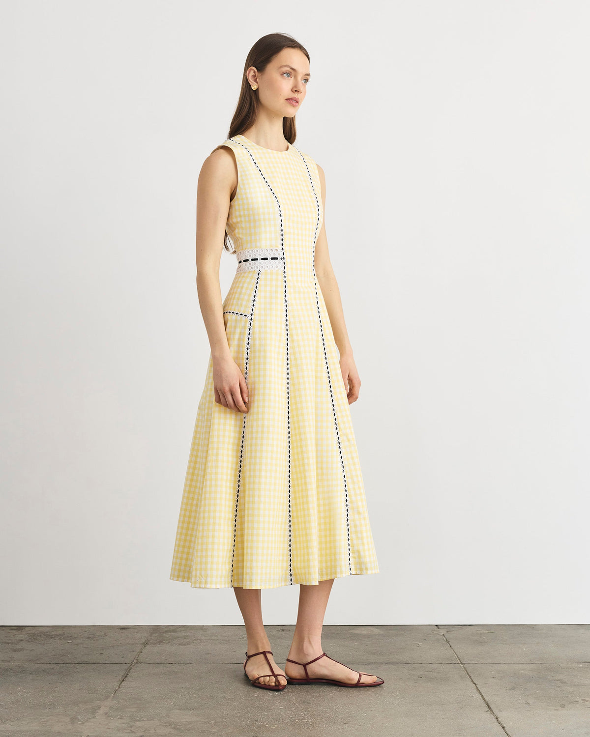 Sloane Dress in Lemon Meringue Multi