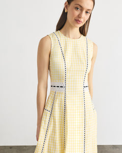 Sloane Dress in Lemon Meringue Multi