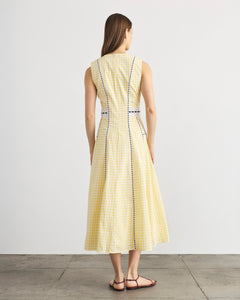 Sloane Dress in Lemon Meringue Multi