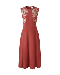 Sloane Dress in Redwood