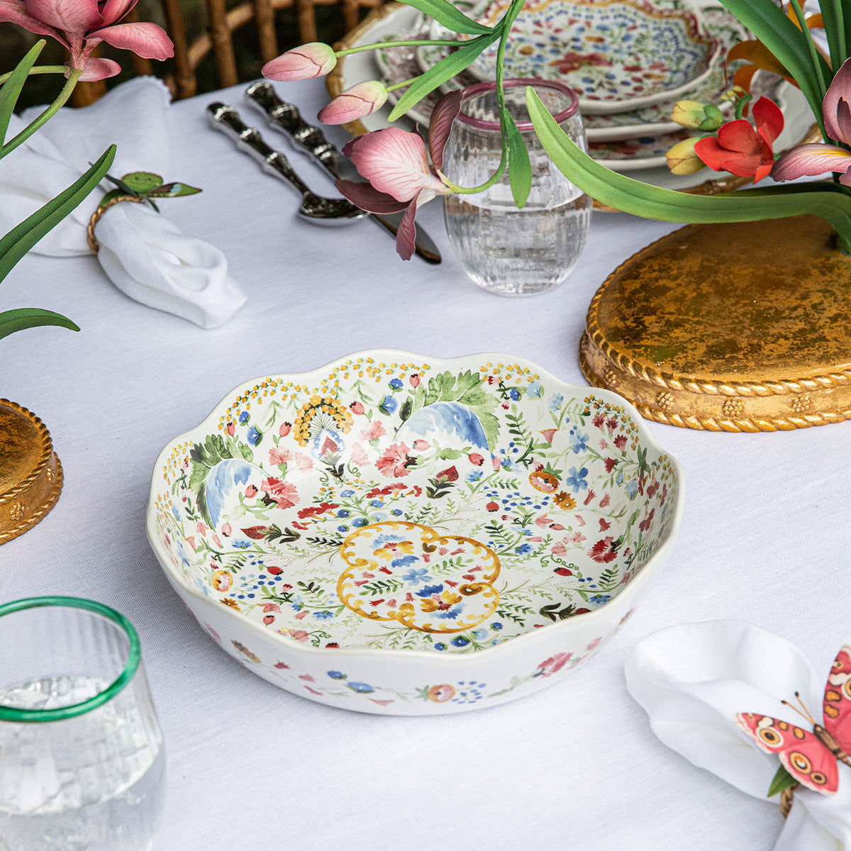 Sofia 10" Serving Bowl in Multi