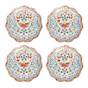 Sofia Side/Cocktail Plate in Multi, Set of 4