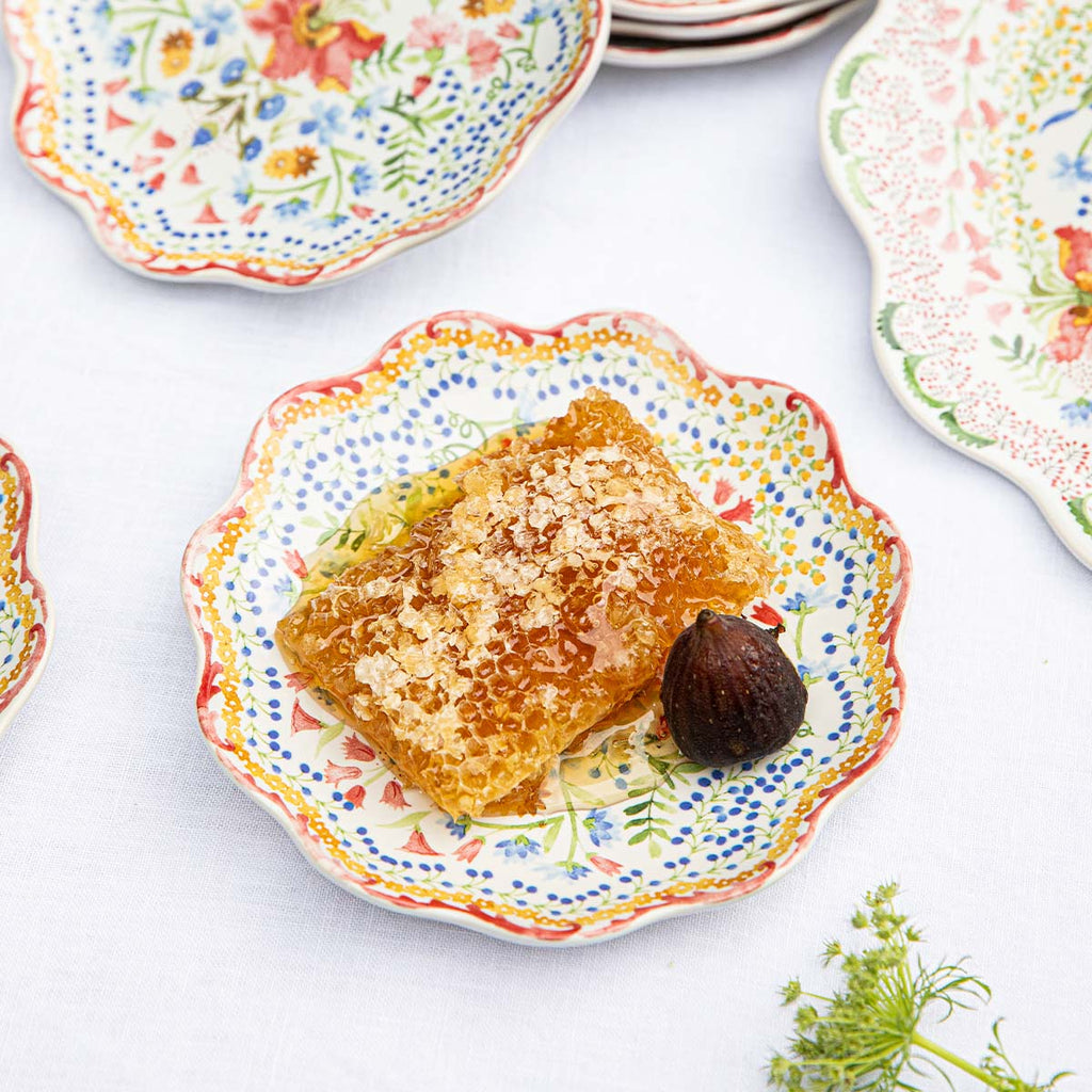 Sofia Side/Cocktail Plate in Multi, Set of 4