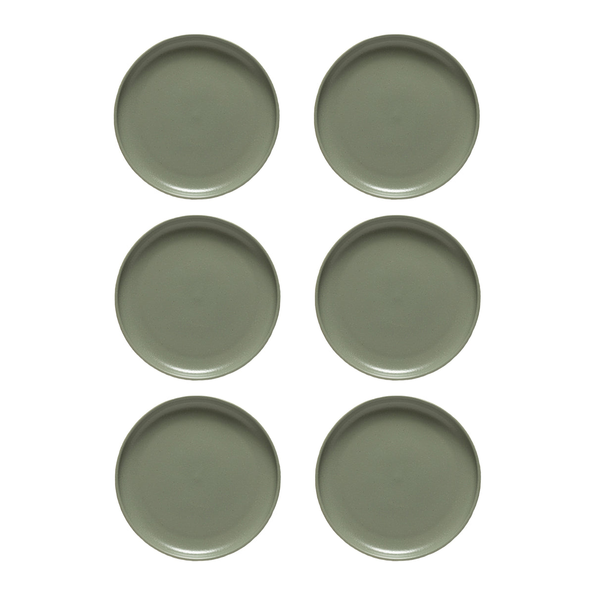 Pacifica Collection Dinner Plates in Artichoke, Set of 6