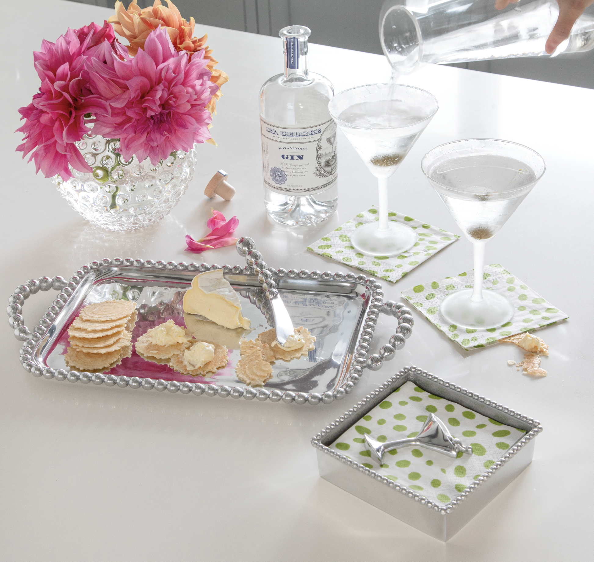 Mariposa Beaded Buffet Tray - Thumbnail 5