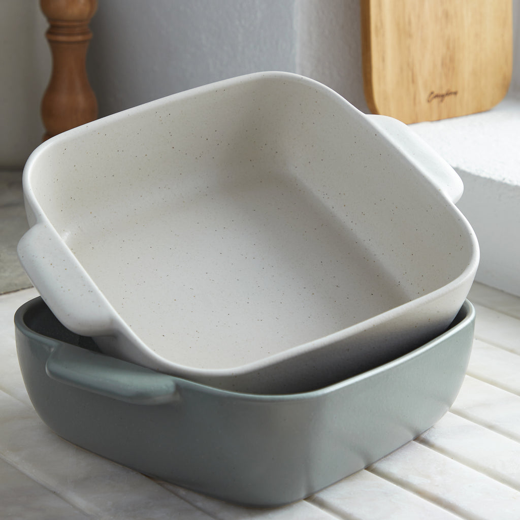 Pacifica Collection Rectangle Baker 13" in Salt