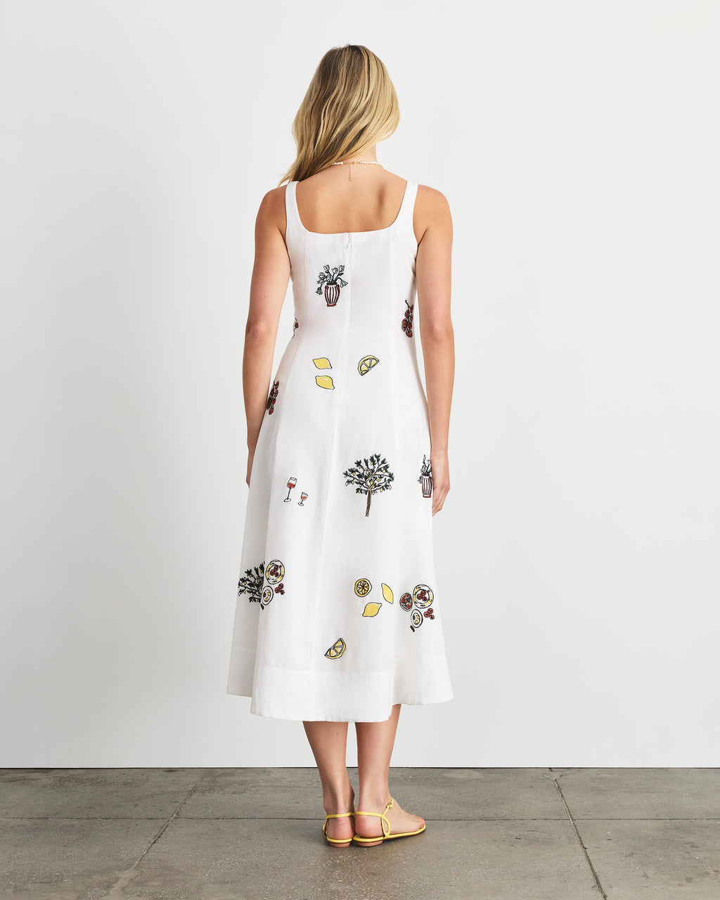 Soren Dress in Optic White