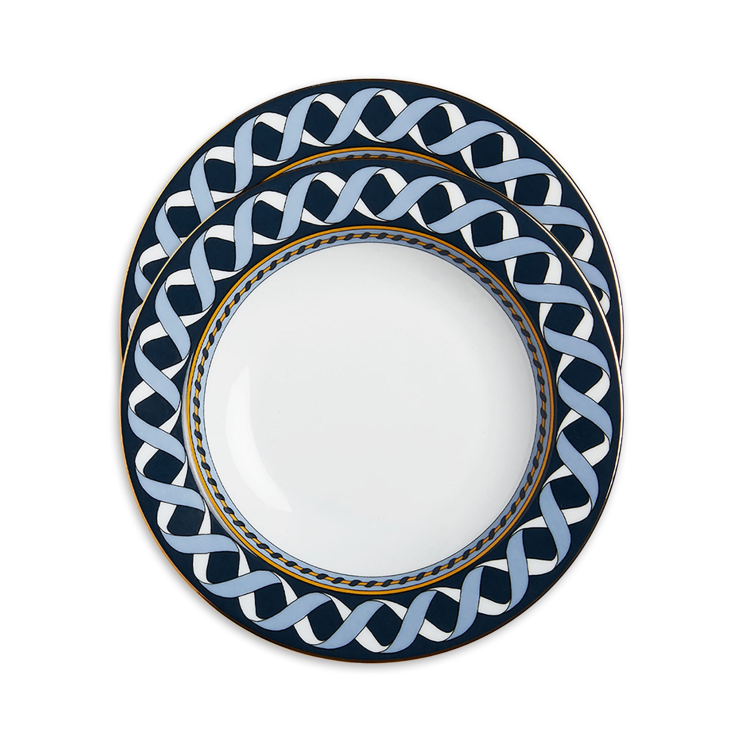 Soup Plates in Odysseus Midnight, Set Of 2