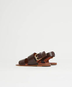 Double Strap Sandal  -  Chocolate