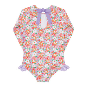 Girls Island Blossom Rashguard One Piece