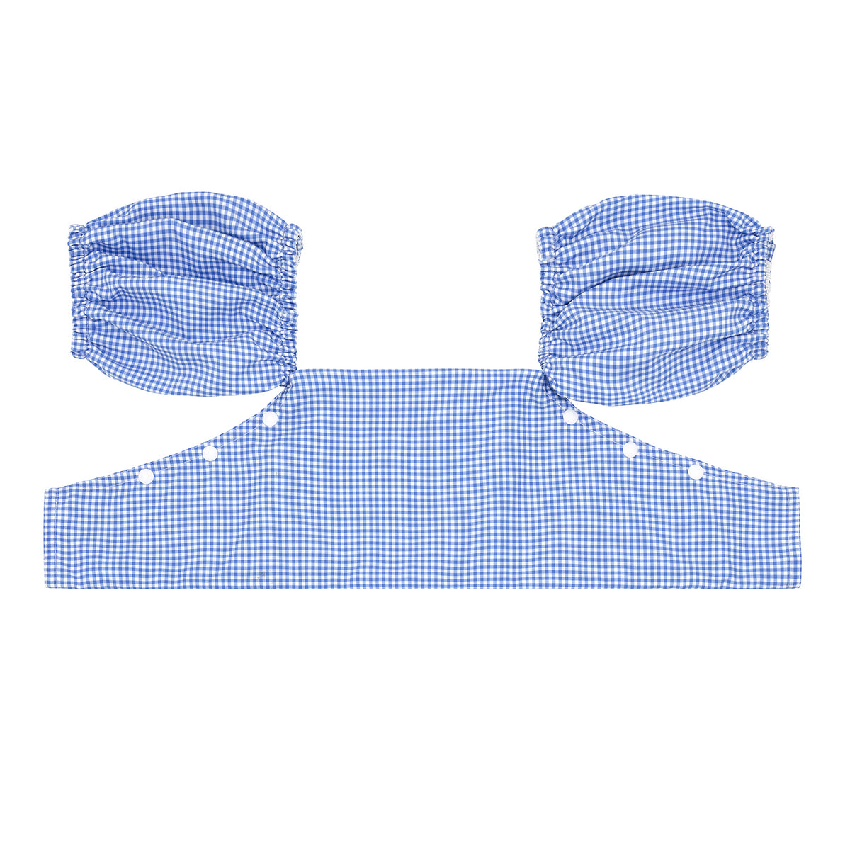 Unisex Sky Blue Gingham Puddle Jumper Cover