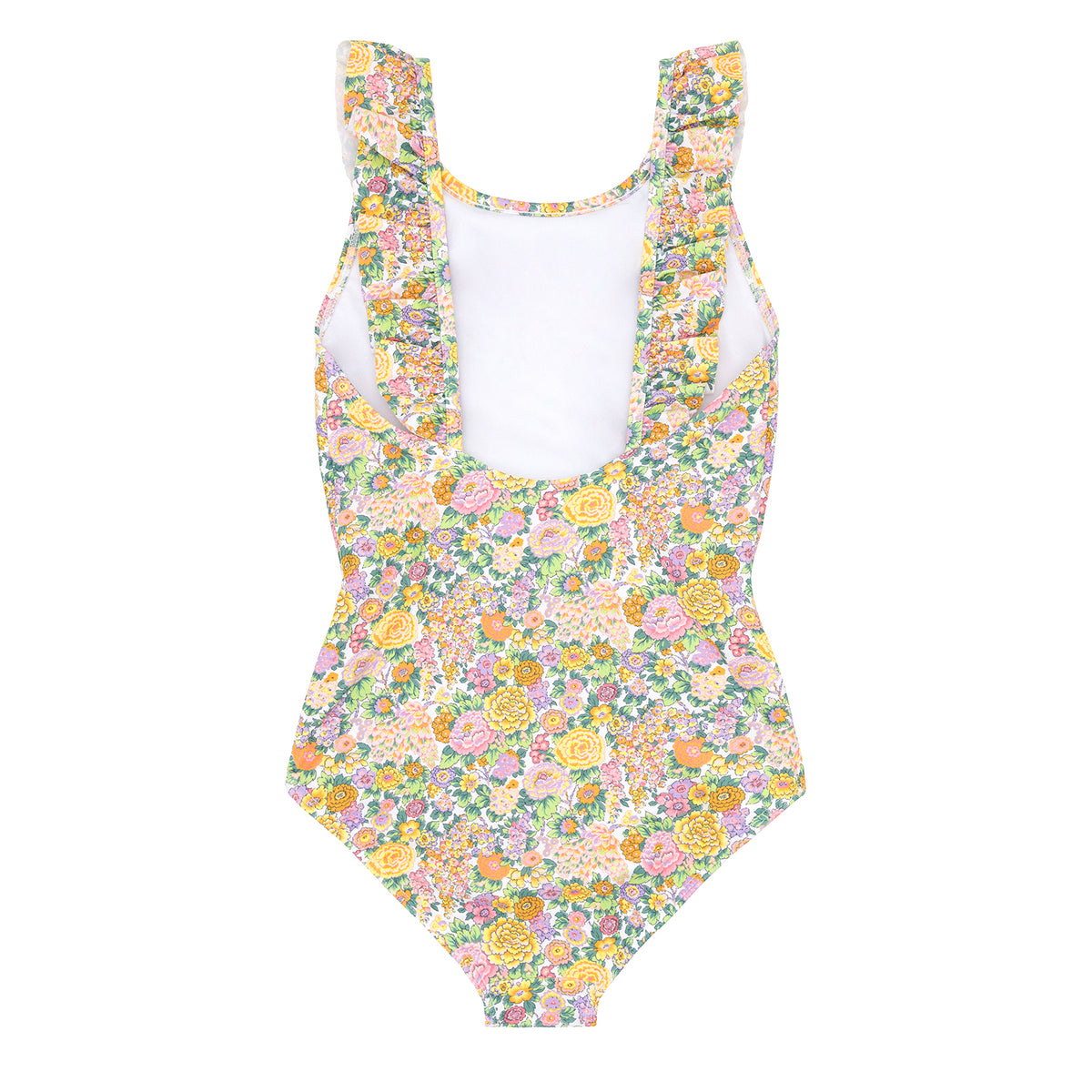 Girls Elysian Day Ruffle Collar One Piece