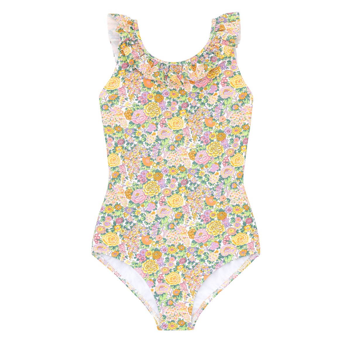 Girls Elysian Day Ruffle Collar One Piece