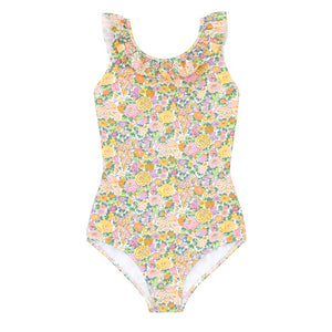 Girls Elysian Day Ruffle Collar One Piece
