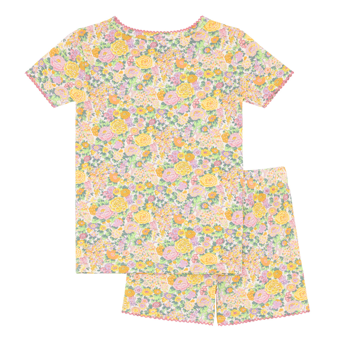 Girls Elysian Day Shirt And Short Pajamas Set