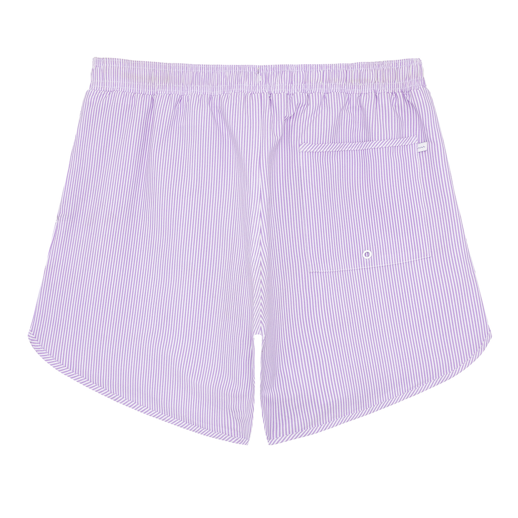 Men's Lavender Stripe Boardie