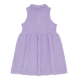 Girls Lavender Breeze French Terry Tennis Dress