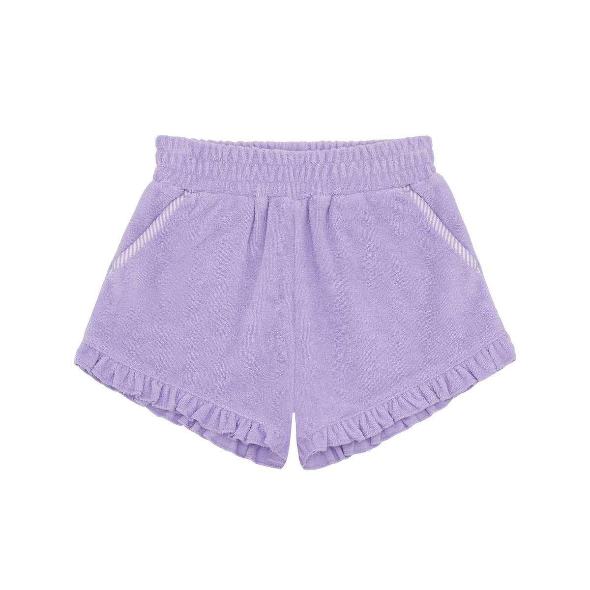 Girls Lavender Breeze French Terry Shorts