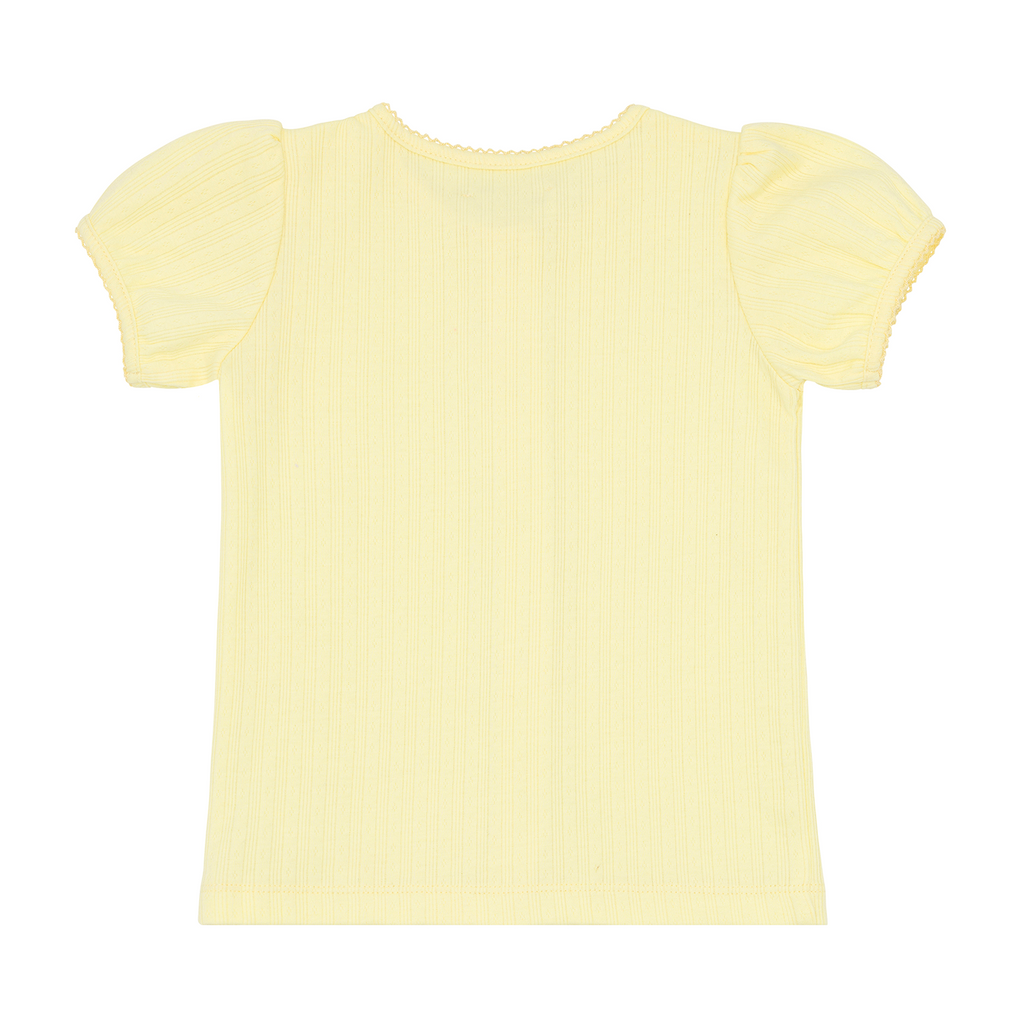 Girls Banana Puff Sleeve Shirt