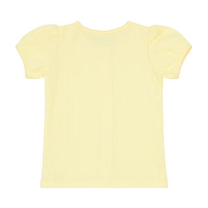 Girls Banana Puff Sleeve Shirt