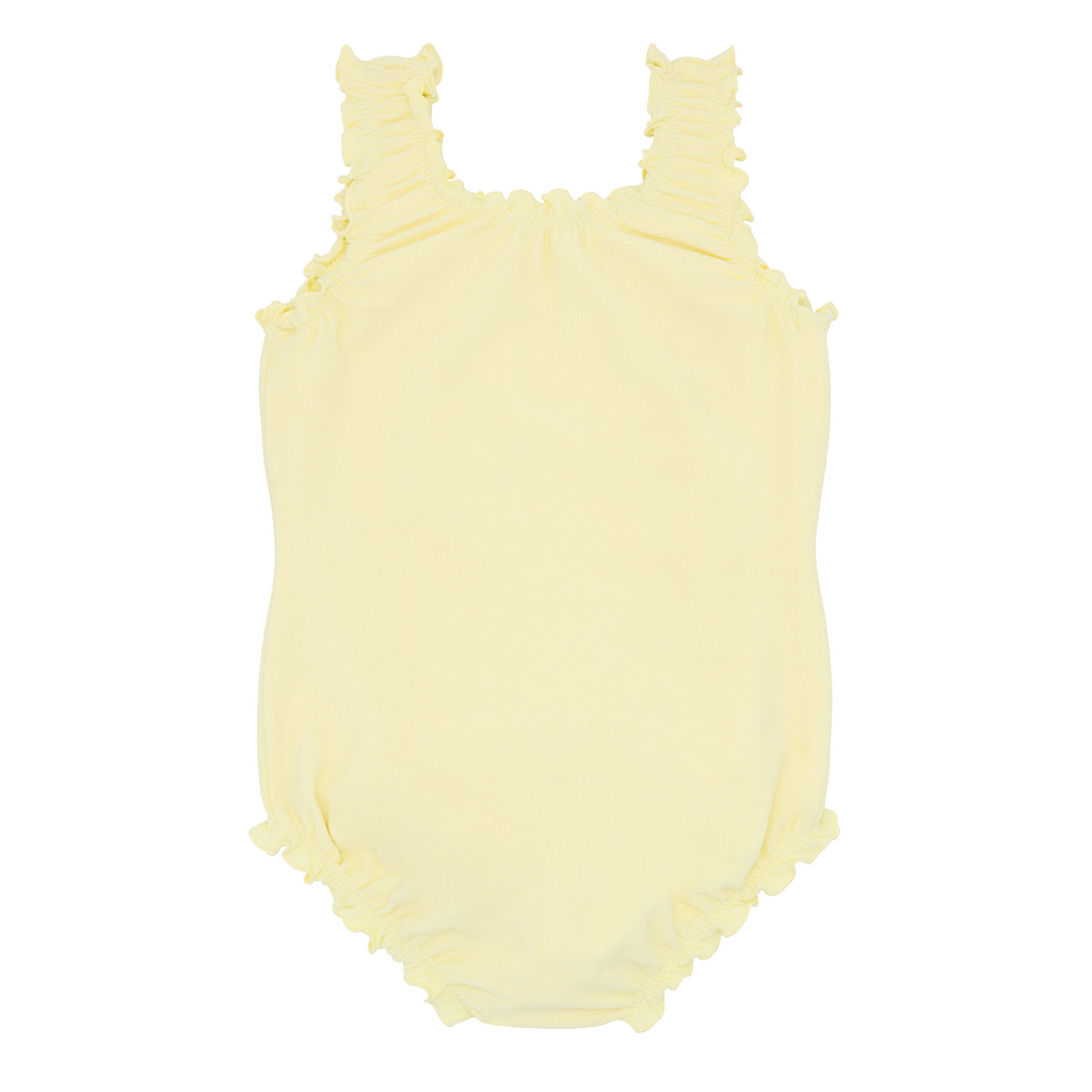 Girls Banana Terry Scoop Neck One Piece
