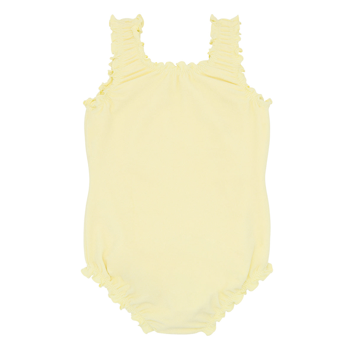 Girls Banana Terry Scoop Neck One Piece