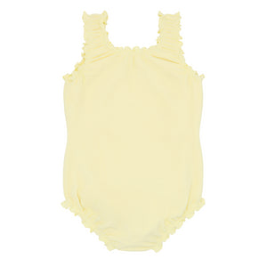 Girls Banana Terry Scoop Neck One Piece