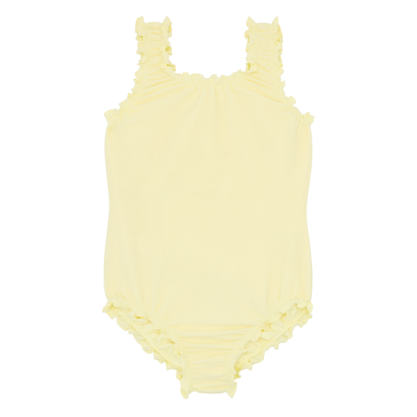 Girls Banana Terry Scoop Neck One Piece