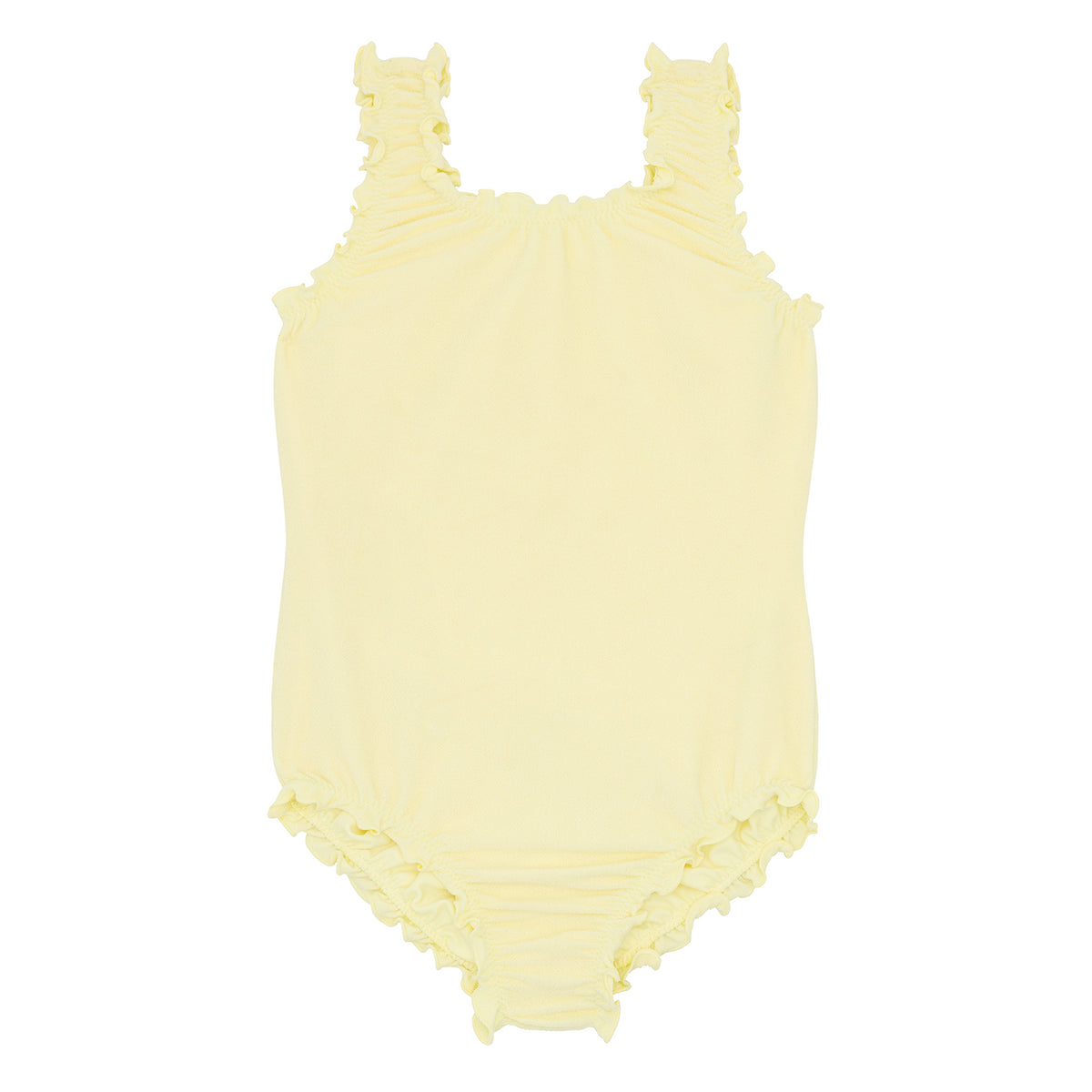 Girls Banana Terry Scoop Neck One Piece