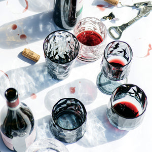 Superglass Wine Glass in Smoke Gray
