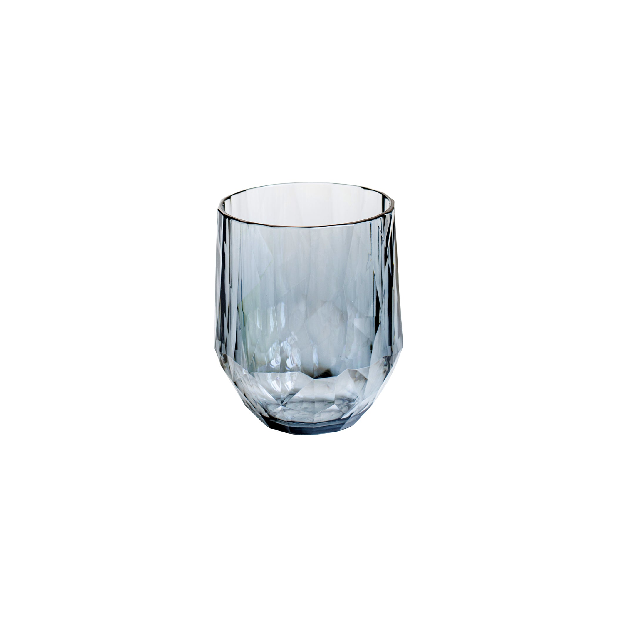Superglass Smoke Gray Stemless Wine Glass in Smoke Gray