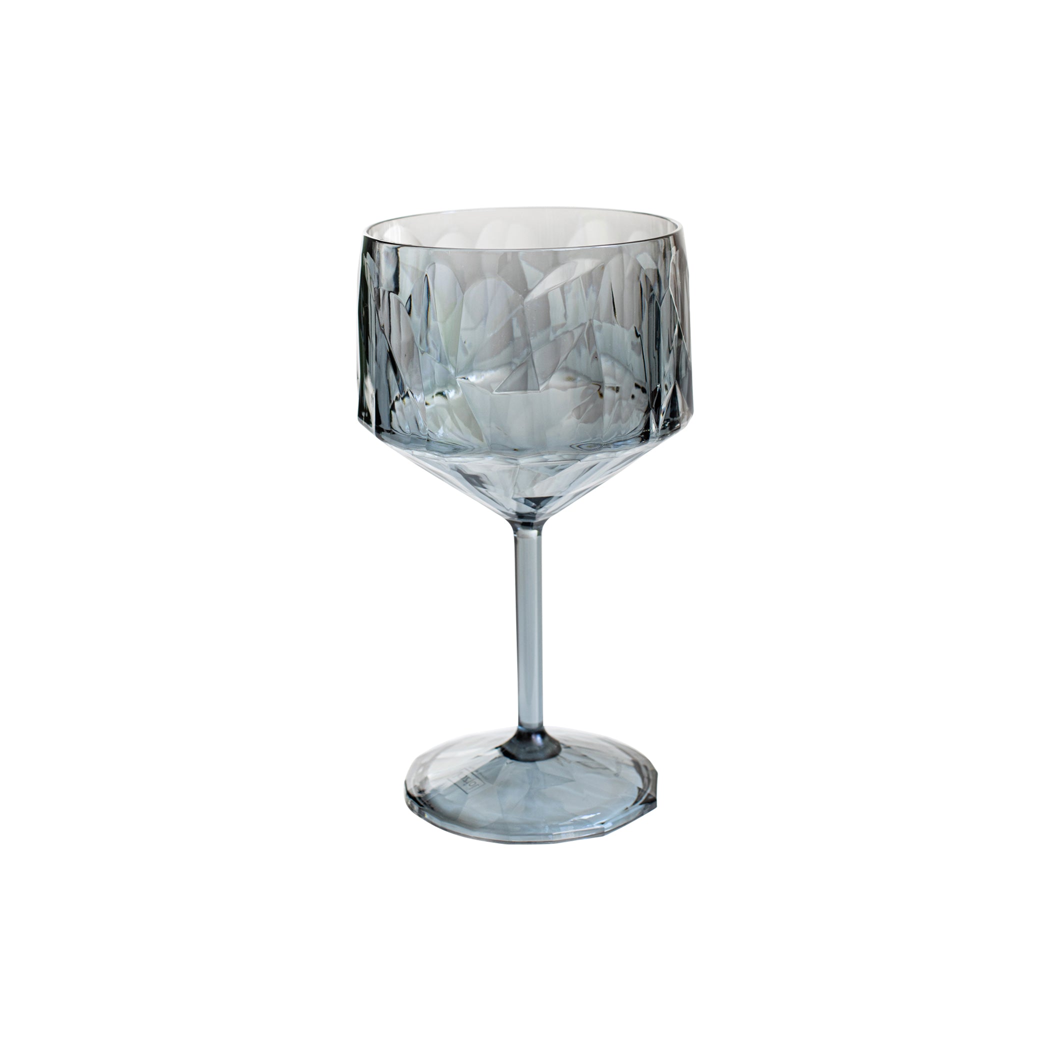 Superglass Gin Glass in Smoke Gray