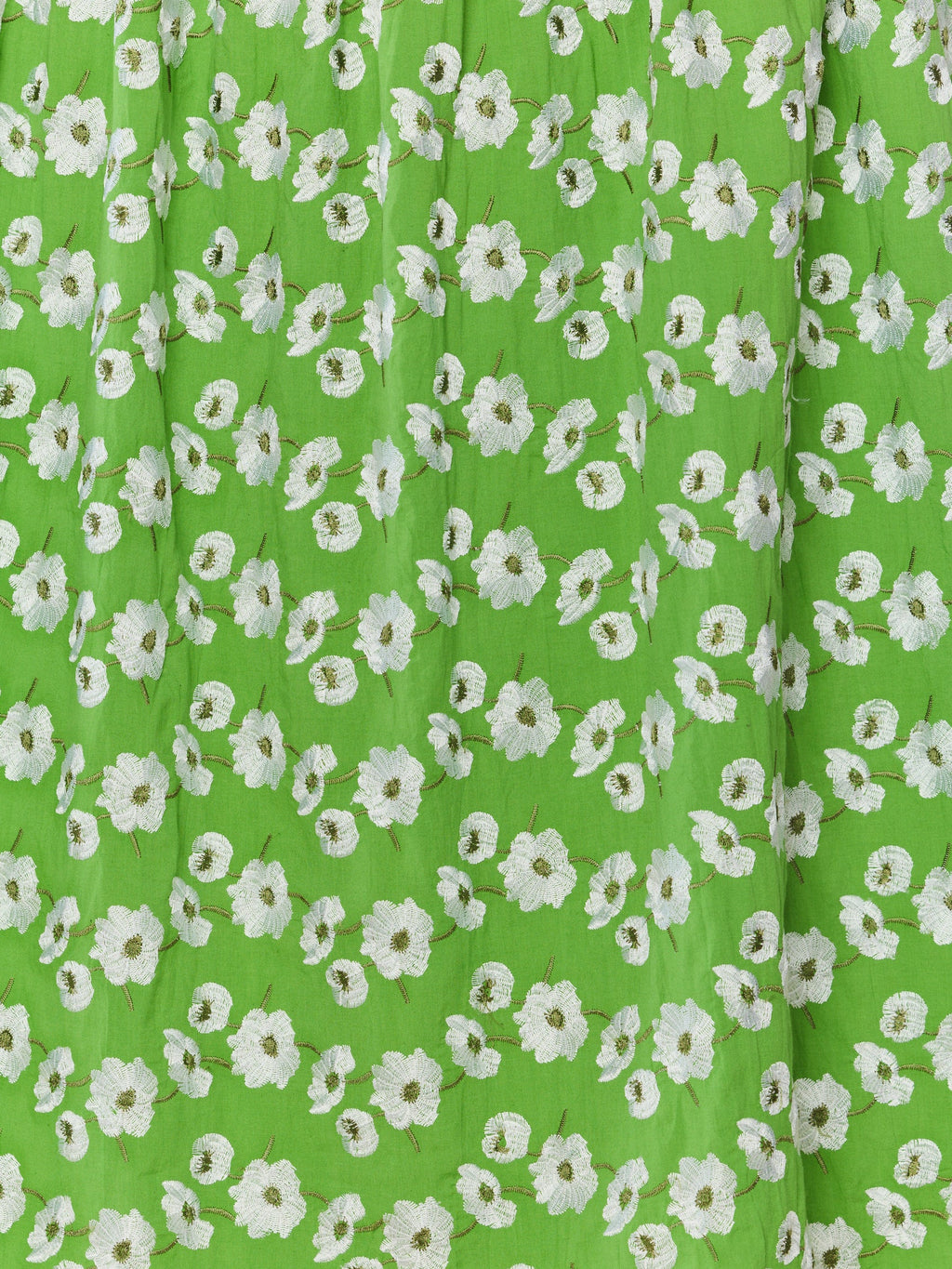 Hannah Dress in Magnolia Green Embroidery