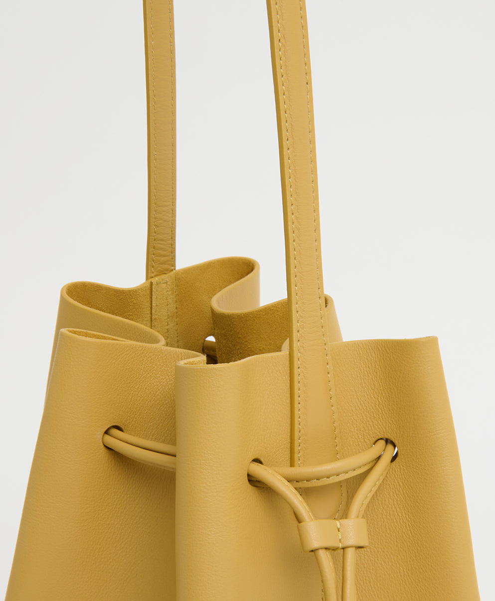 Drawstring Cabas in Paglia