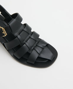 Fisherman Heel in Black