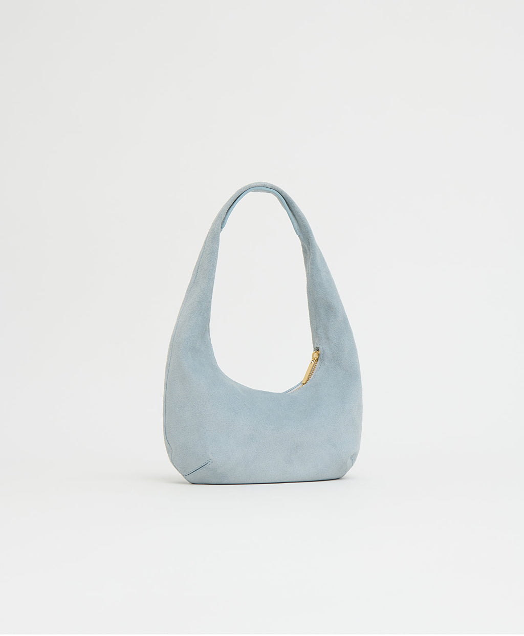 Gnocchi Bag - Baby Blue Suede