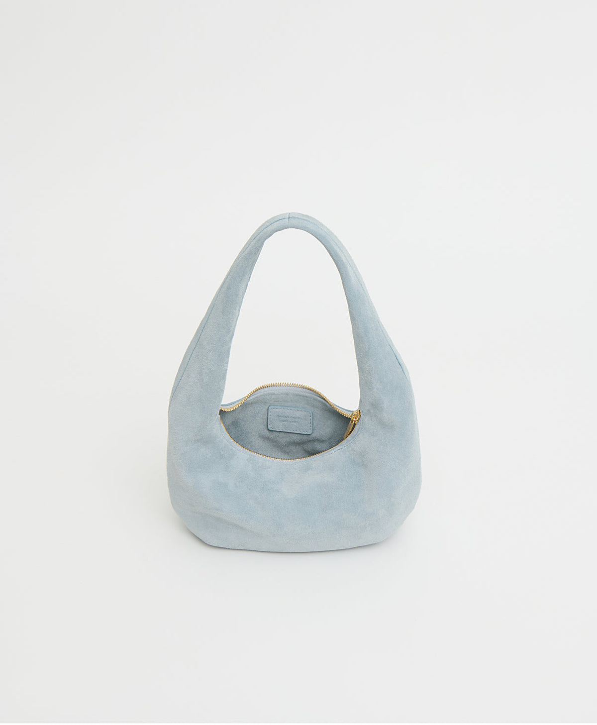 Gnocchi Bag - Baby Blue Suede