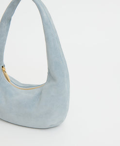 Gnocchi Bag - Baby Blue Suede