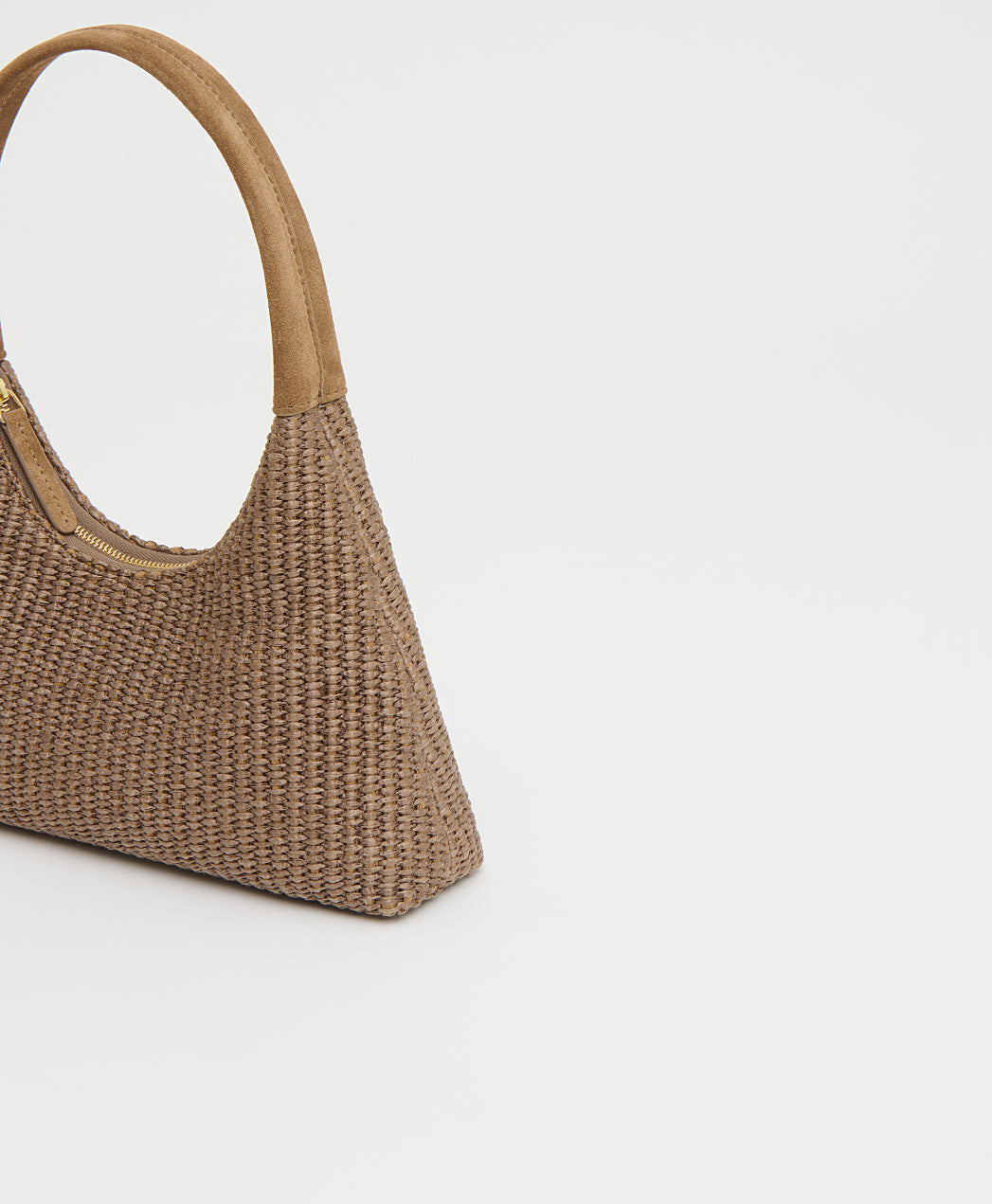 Mini Candy Bag - Anise Raffia/Anise Suede
