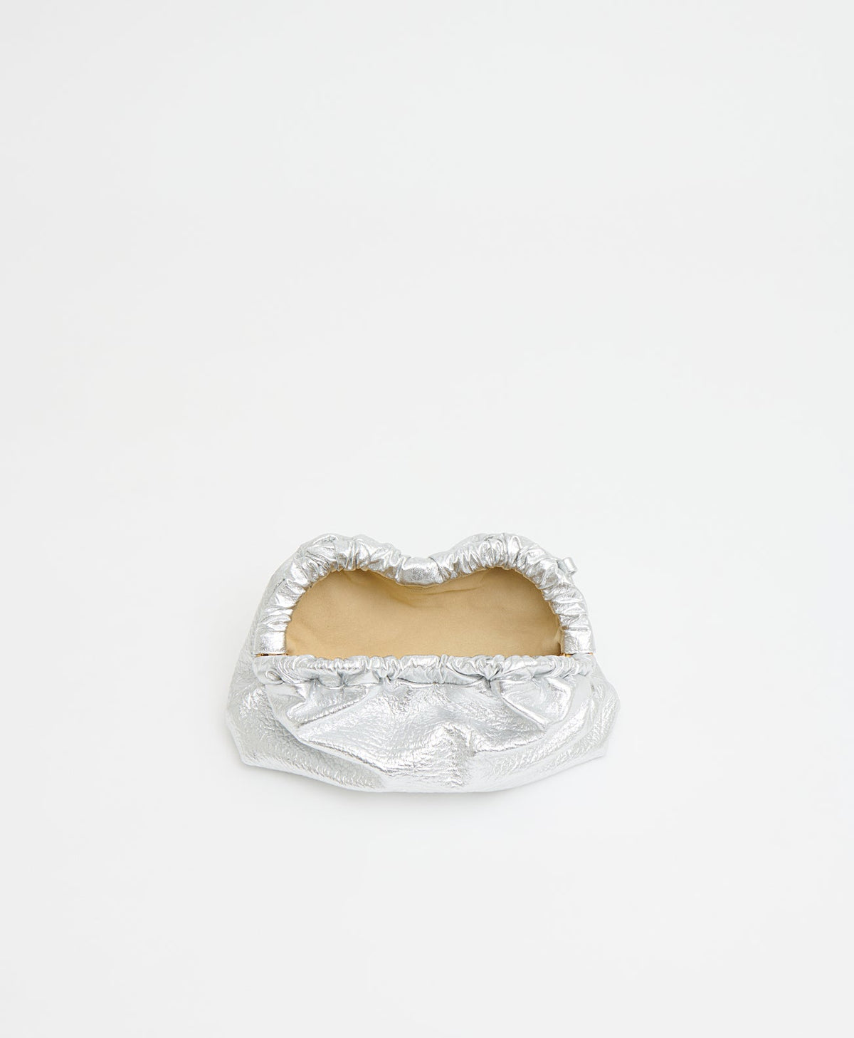 Mini Cloud Clutch - Tumbled Silver