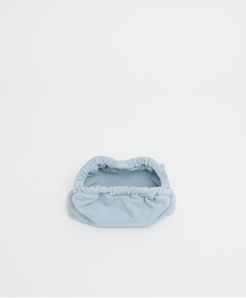 Mini Cloud Clutch - Baby Blue Suede