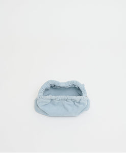 Mini Cloud Clutch - Baby Blue Suede