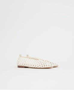 Woven Ballerina - White