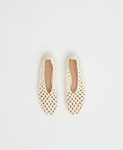 Woven Ballerina - White
