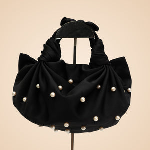 Pearl NLA Silk Knot Bag